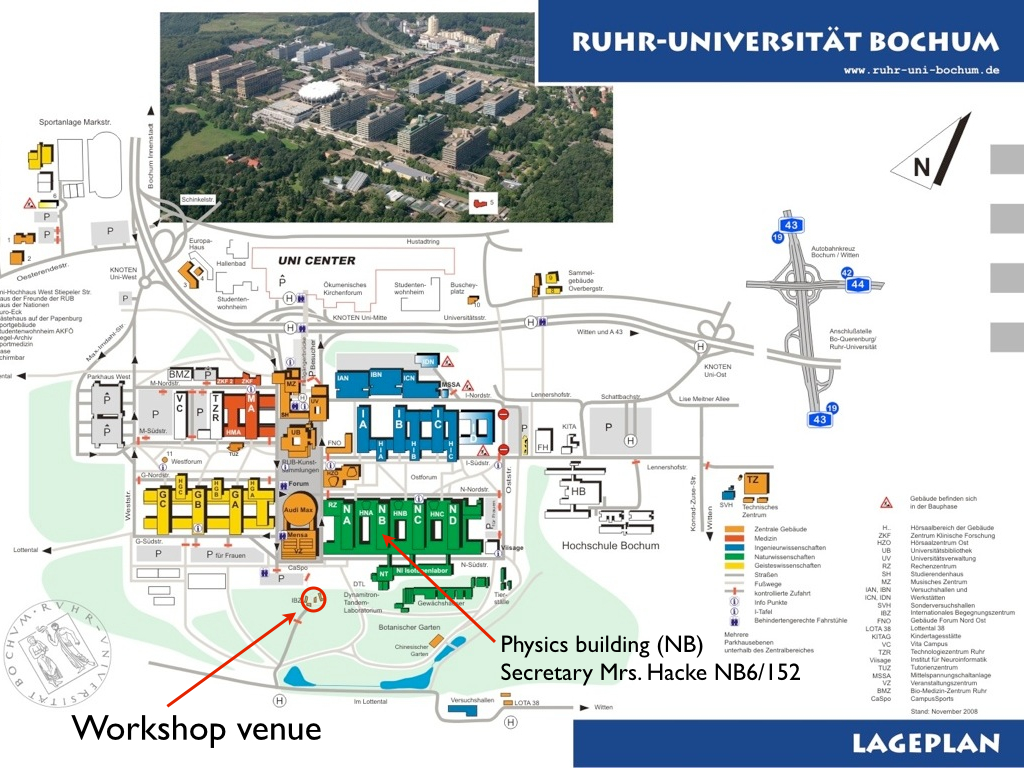 [Lageplan des Instituts fr Theoretische Phayik II]